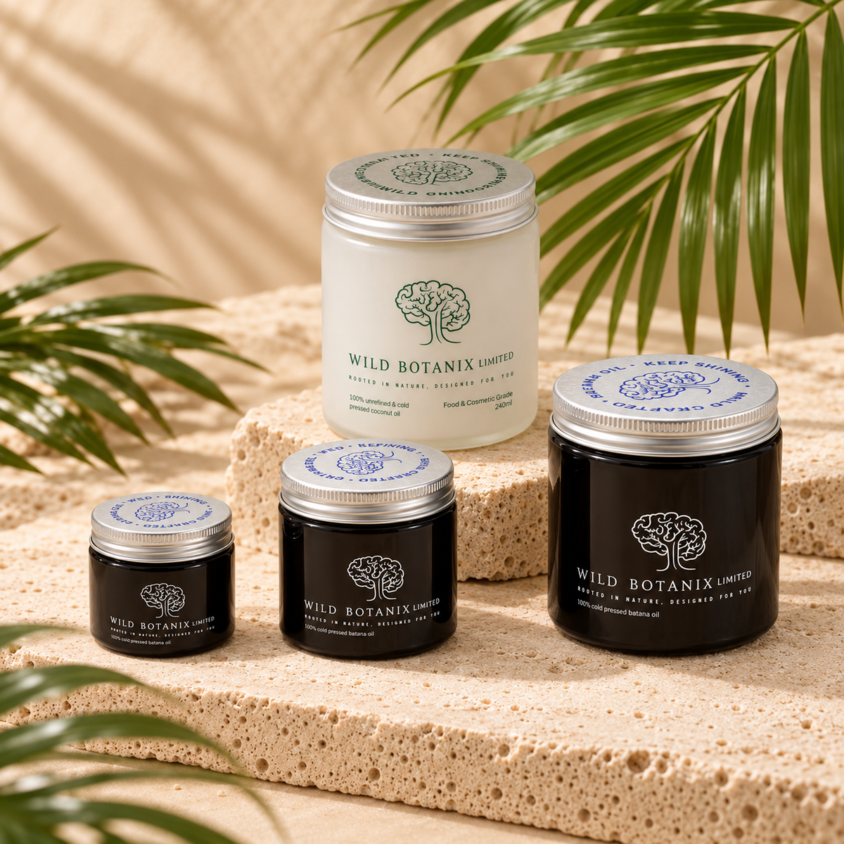 Coconut and Batana Duo with Batana oil size choices