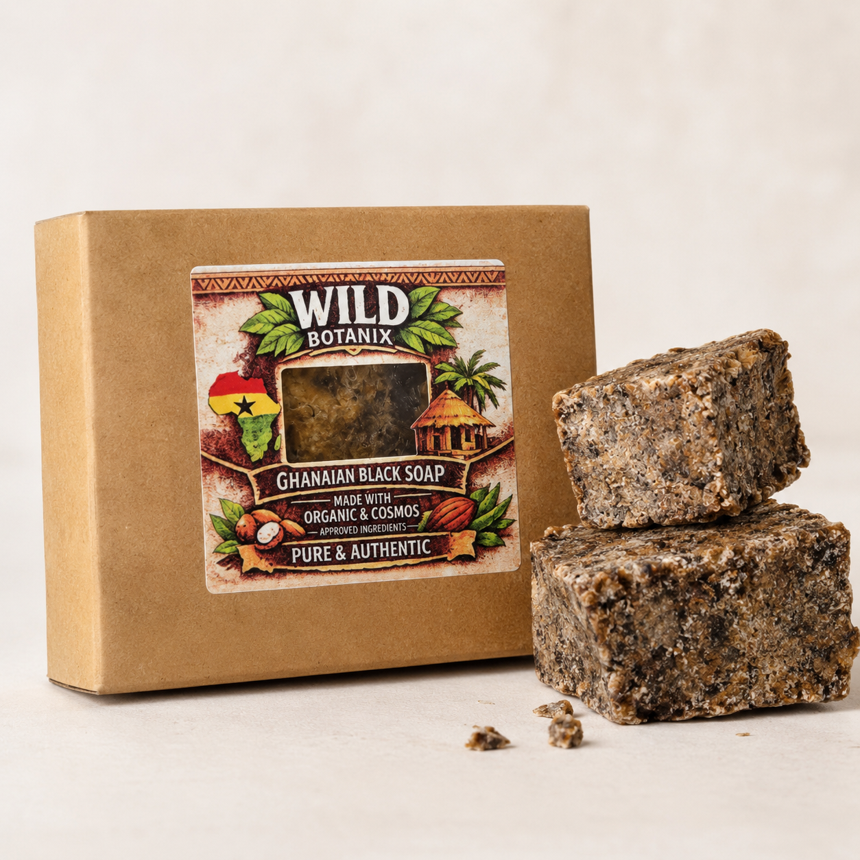 Wild Botanix Ghanaian Black Soap