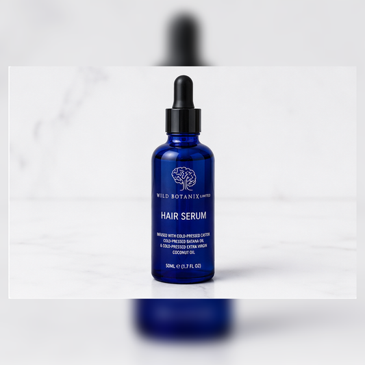 Wild Botanix Herbal Hair and Scalp Oil Serum 60ml front product image on a clean white background