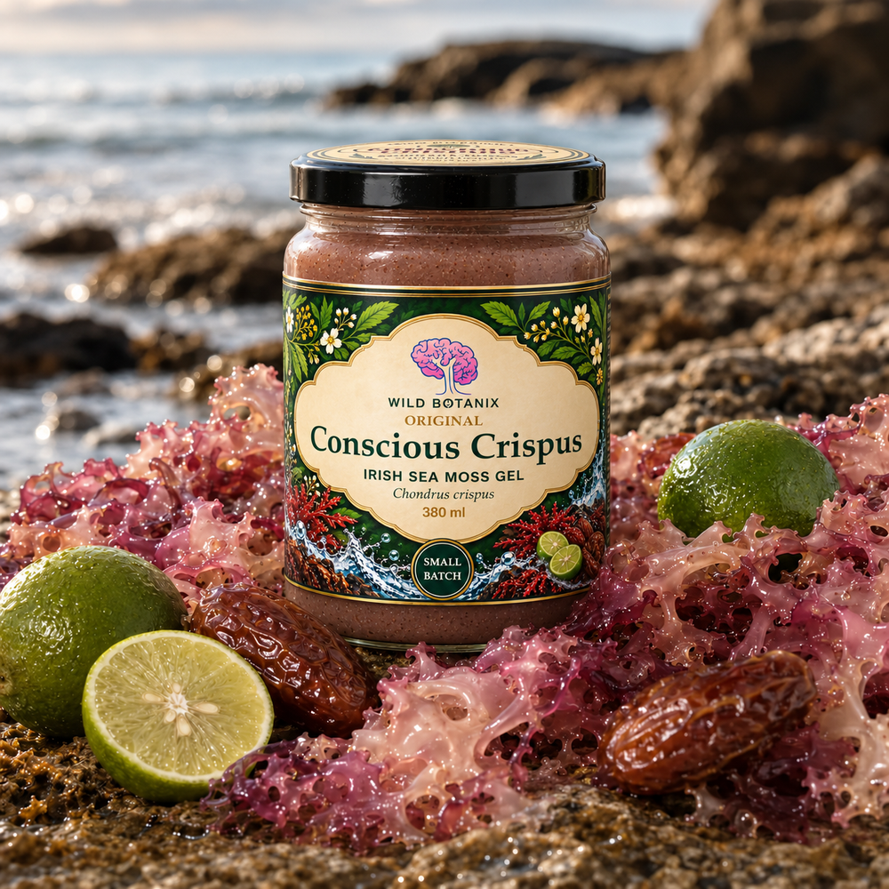 Wild Botanix Original Conscious Crispus Irish Sea Moss Gel 380 ml – coastal with new label
